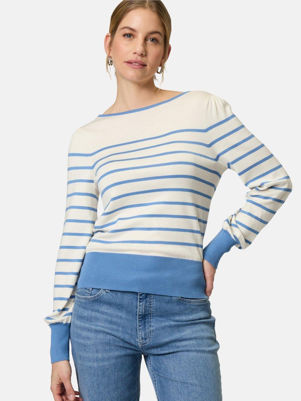 zero Pullover Damen Viskose gestreift, mehrfarbig zero Pullover Damen Viskose gestreift, mehrfarbig von Zero