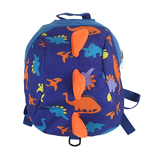 Zerodis Rucksack Kinderrucksäcke Backpack Schultasche 3D Dinosaurier Kinder Kleinkinder mit Sicherheitsleine(Dunkelblau) von Zerodis