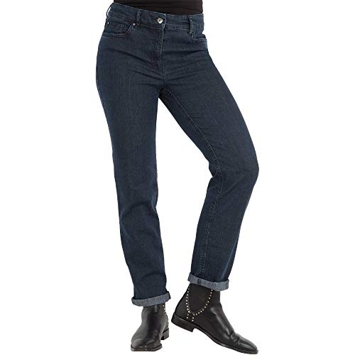 ZERRES Style CORA – Bequeme, stretchige Jeanshose, Gerade geschnittenes Bein Farbe Grau Größe 40 kurz von Zerres