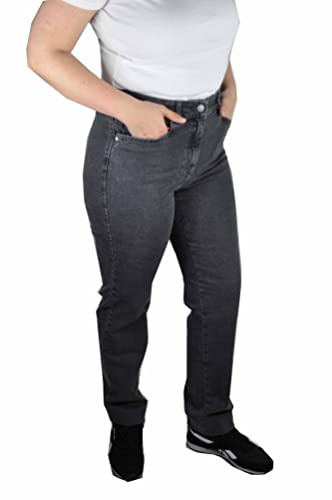 ZERRES Style TINA – Stretchige Jeans,bequeme Oberschenkelweite und gerades Bein Farbe Dunkelgrau Größe 44 von Zerres