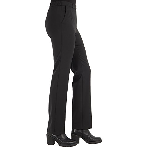 Zerres Damen Hose Anika Straight Fit Comfort S Stretch, Größe:46;Farbe:99 SCHWARZ von Zerres