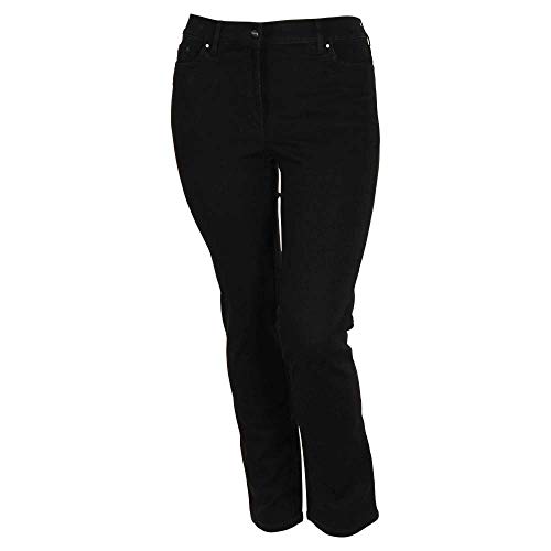 Zerres Damen Jeans Cora 2507 511 09 Schwarz, Black Schwarz, 36 von Zerres