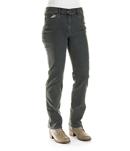 Zerres Cora Damen Jeans 2507 511, Dunkelgrau 97, 50 von Zerres