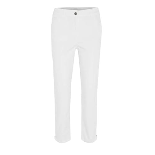 ZERRES Style GRETA – Bequeme, unsichtbaren Gummibund Jeanshose, Gerade geschnittenes Bein Farbe Weiss Größe 38 von Zerres