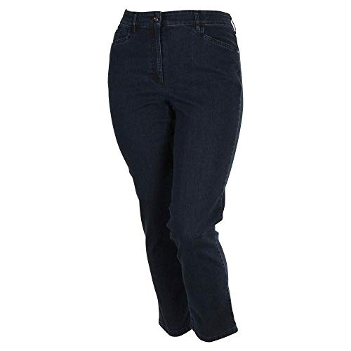 ZERRES Style TINA – Stretchige Jeans,bequeme Oberschenkelweite und gerades Bein Farbe Dark Blue Größe 44 kurz von Zerres