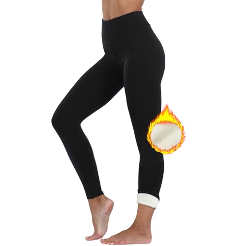 Zhiaek Leggings Gefüttert Damen Winter Thermoleggins Damen Lang mit Fleece Verdickte Plüsch Jogginghose Warme Schlanke Hosen Frauen Blickdicht Samt Strumpfhose Hohe Taille Thermal Pants Zhiaek Leggings Gefüttert Damen Winter Thermoleggins Damen Lang mit Fleece Verdickte Plüsch Jogginghose Warme Schlanke Hosen Frauen Blickdicht Samt Strumpfhose Hohe Taille Thermal Pants von Zhiaek