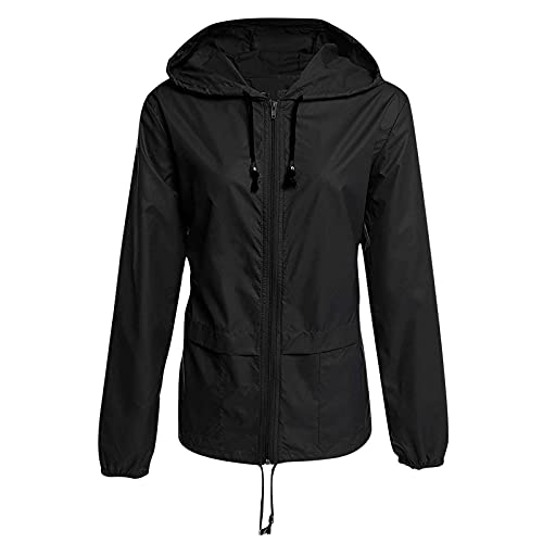Regenjacke Damen Wasserdicht Atmungsaktiv mit Kapuze Faltbar Leicht Jacke Winddicht Regenmantel Grosse Grössen Windbreaker Kapuzenpullover Übergangsjacke für Wandern Radfahren Camping Reisen Regenjacke Damen Wasserdicht Atmungsaktiv mit Kapuze Faltbar Leicht Jacke Winddicht Regenmantel Grosse Grössen Windbreaker Kapuzenpullover Übergangsjacke für Wandern Radfahren Camping Reisen von Zilosconcy