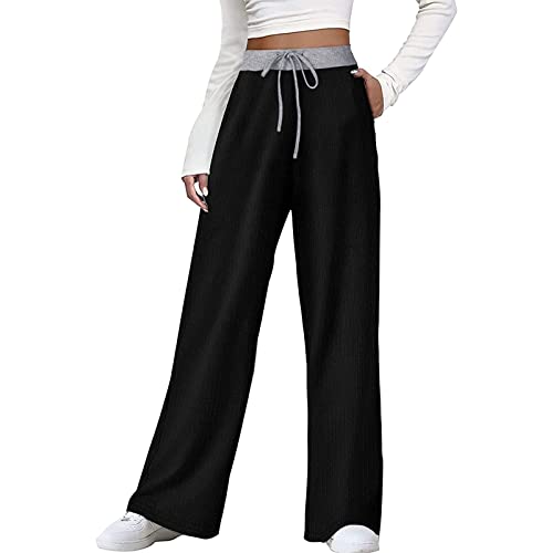 Zilosconcy Cargohose Damen Baggy Beige Harajuku 90Er Streatwear Jogginghose Damen Lang Freizeit Fitness Sport Laufen Yogahose Trainingshose Freizeithose Relaxhose Sporthose Damen Baumwolle Hosen von Zilosconcy