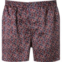 Zimmerli Herren Boxershort blau Seide Gemustert von Zimmerli