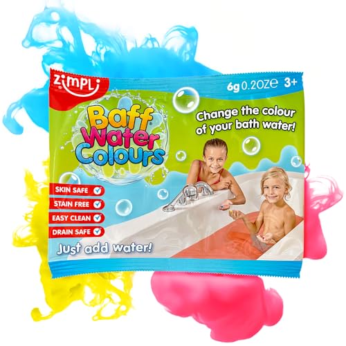 Baff Water Colors by Zimpli Kids Kinder Farbwechsel-Tropfen, tolle Geschenkidee, Partygeschenke, Taschengeld Baff Water Colors by Zimpli Kids Kinder Farbwechsel-Tropfen, tolle Geschenkidee, Partygeschenke, Taschengeld von Zimpli Kids