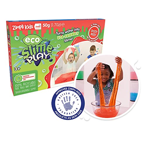 Eco Slime Play Red von Zimpli Kids, verwandelt Wasser auf magische Weise in klebrigen, bunten Schleim, umweltbewusstes Schleimherstellungsset, Lernspielset für Kinder, vegan und tierversuchsfrei, Eco Slime Play Red von Zimpli Kids, verwandelt Wasser auf magische Weise in klebrigen, bunten Schleim, umweltbewusstes Schleimherstellungsset, Lernspielset für Kinder, vegan und tierversuchsfrei, von Zimpli Kids