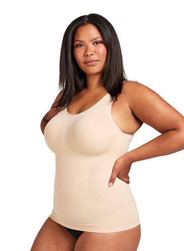 Zizzi Damen Große Größen Shaping Top Bodyforming Unterhemd Shapewear Gr Gr L/XL Nude von Zizzi