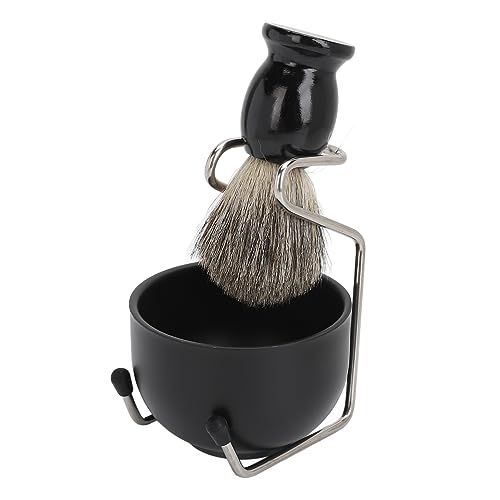 Rasierpinsel-Set, Herren-Bart-Rasur-Set, Bartbürste, Bartpflege-Set, Metall, Bürstenständer, Schaumstoffschale, für Barbershop Hotel Home, Männer enthalten Becher, Bürste, Rasierpinsel-Set, Herren-Bart-Rasur-Set, Bartbürste, Bartpflege-Set, Metall, Bürstenständer, Schaumstoffschale, für Barbershop Hotel Home, Männer enthalten Becher, Bürste, von Zoeyilan
