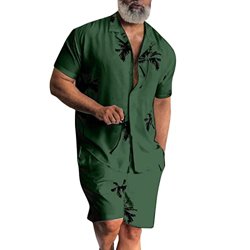 Zofedap Schlafanzug Herren Kurz Pyjama Set mit Kurzarm und Schlafshorts Sommerpyjamas Pyjamahose Nachtwäsche Oberteile Hausanzug Schlafanzüge Sleepwear Faltbrett Anzug Teenager Jungen von Zofedap