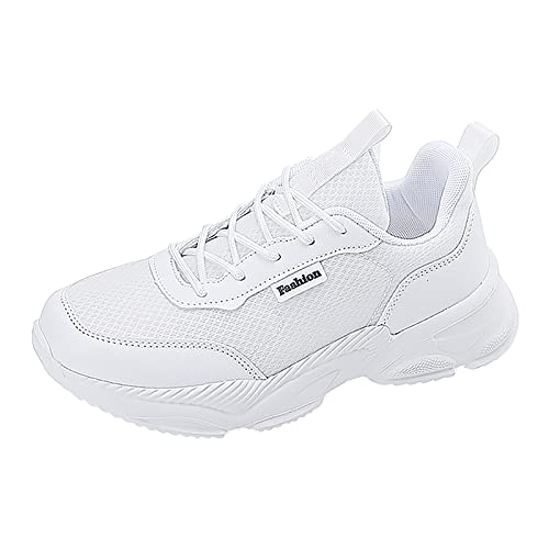 Zofedap Sneaker Damen Turnschuhe Atmungsaktiv Schnürschuhe Elegante Walkingschuhe Sportschuhe Fitnessschuhe Freizeitschuhe Hallenschuhe Sommerschuhe Laufschuhe von Zofedap