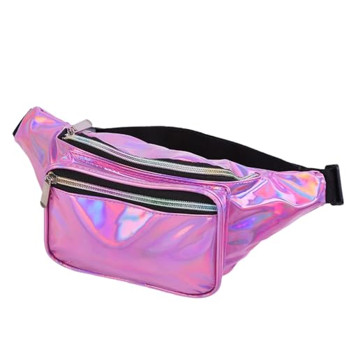 Bauchtasche Herren, HüFttasche für Männer Frauen Unisex, Handytasche Sport Geldgürtel Wandern (Color : Pink, Size : One Size) von Zolito