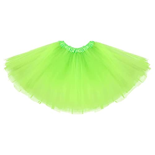 Zookey Damen Tüllrock Ballett Tütü Rock Erwachsener Teen Ballettrock klassischer 4 Lagen Petticoat Tutu Rock Festival Kostüm Rave Rock für Dress Up Party Ballett Tanzen von Zookey