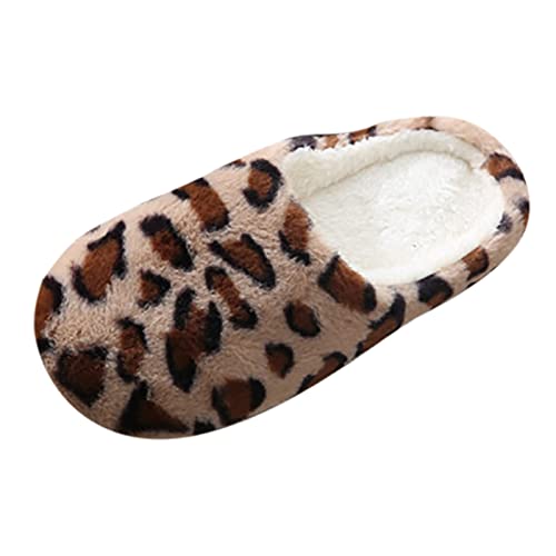 Zshosam Hausschuhe Damen Winter Wärme Bequem Plüsch Pantoffeln Indoor Outdoor rutschfeste Kuschelig Weite Leicht Slipper Filzpantoffeln Memory Foam Puschen Plüsch Bequem Unisex Schuhe A002 von Zshosam