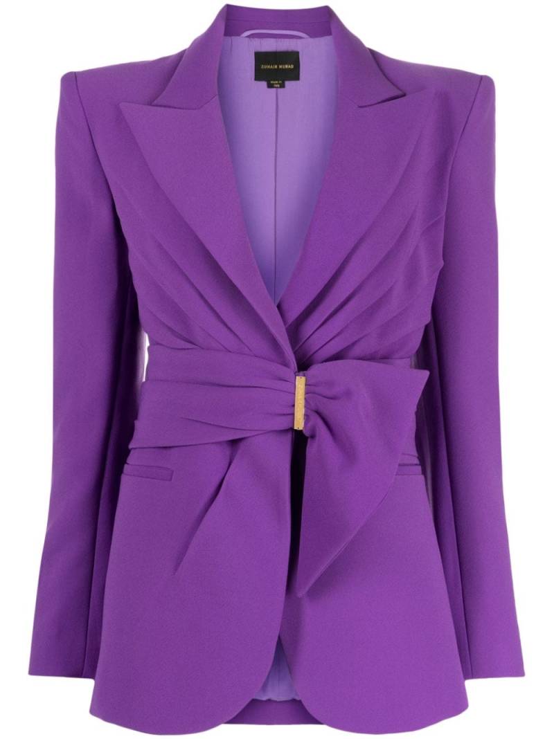 Zuhair Murad Geraffter Blazer - Violett von Zuhair Murad