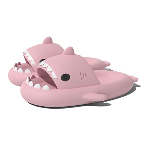 Unisex Shark Slides Schuhe, Shark Slides Erwachsene, Cloudy Shark Slides für Männer und Frauen (Peach Pink, adult, women, numeric_38, numeric_range, eu_footwear_size_system, numeric_39, medium) von Zureto