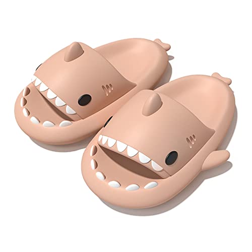 Zureto Sharkies Shoes, Cute Cloudy Shark Slides Erwachsene, Shark Two-Tone Hausschuhe Unisex (Pink, adult, women, numeric_40, numeric_range, eu_footwear_size_system, numeric_41, medium) von Zureto