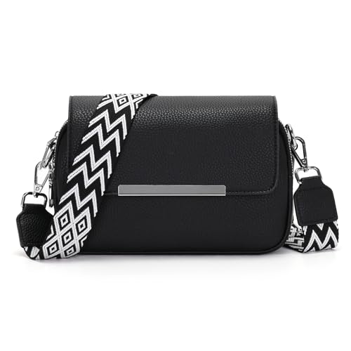 Zyig handtasche kleine umhängetasche damen handbags for women handytasche zum umhängen Breitem Schultergurt Multikompartiment crossbody bag Schwarz Zyig handtasche kleine umhängetasche damen handbags for women handytasche zum umhängen Breitem Schultergurt Multikompartiment crossbody bag Schwarz von Zyig