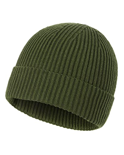 Zylioo XXL Strickmütze Für Großen Kopf, Wintermütze Beanie Mütze Mit Schirm, Übergroße Winter Warme Knit Cuffed Watch Cap von Zylioo