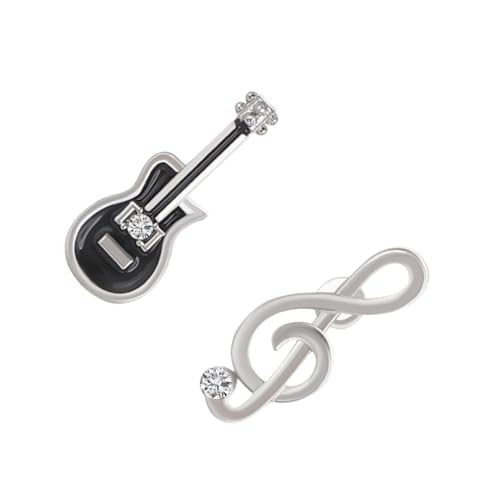 Zymoplas Einzigartige Ohrringe aus 925er Sterlingsilber in Gitarrenform, besonderes Geschenk für Frauen und Mädchen, hypoallergene Legierung, einfach zu kombinieren Zymoplas Einzigartige Ohrringe aus 925er Sterlingsilber in Gitarrenform, besonderes Geschenk für Frauen und Mädchen, hypoallergene Legierung, einfach zu kombinieren von Zymoplas