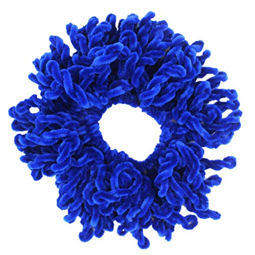 Einfache Haare Scrunchie Hijab Kopfbedeckung volumisierender Kautschuk Stirnbänder Mädchen 12 Jahre (Blue, One Size) von aaSccex