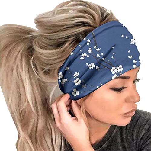 Männer Frauen Lässiges Training Sport Stirnband Laufen Yoga Elastisches Haarschmuck Stirnband Stirnbänder Strick (E, One Size) von aaSccex