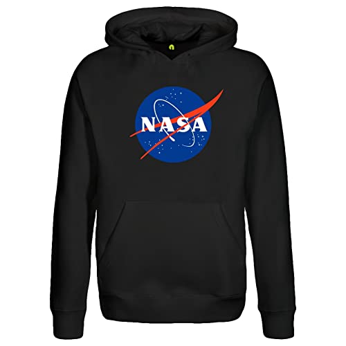 absenda NASA Insignie Meatball Kapuzenpullover - National Aeronautics and Space Administration Schwarz S von absenda