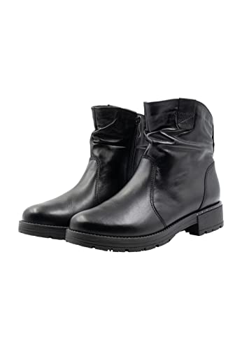 acalmar Damen Leder Boots, Schwarz, 37 EU von acalmar