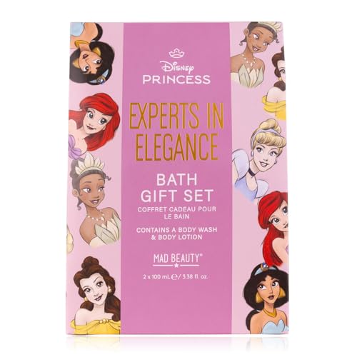 MAD BEAUTY Disney Princess Geschenkset mit Duschgel und Bodylotion im Prinzessinnen Design, Geschenk zum Geburtstag für Mädchen, Teenie, Frauen, Partnerin Duft: Jasmine & Indigo Velvet MAD BEAUTY Disney Princess Geschenkset mit Duschgel und Bodylotion im Prinzessinnen Design, Geschenk zum Geburtstag für Mädchen, Teenie, Frauen, Partnerin Duft: Jasmine & Indigo Velvet von accentra