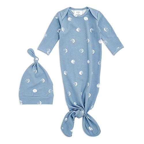 aden + anais knotte Babykleid & Hut - 0-3 Monate, Blue Moon | Komfort Strick super weiche Baumwolle mit Spandex 2 -Stück -Outfit -Set | Neugeborene Jungen oder Mädchen Geschenke | Langarm -Strampler aden + anais knotte Babykleid & Hut - 0-3 Monate, Blue Moon | Komfort Strick super weiche Baumwolle mit Spandex 2 -Stück -Outfit -Set | Neugeborene Jungen oder Mädchen Geschenke | Langarm -Strampler von aden + anais