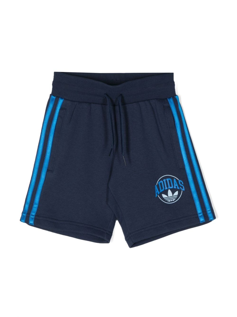 adidas Kids Joggingshorts mit Logo-Print - Blau von adidas Kids