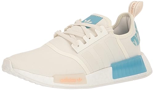 adidas Originals Damen NMD_R1 Sneaker, Off White/Preloved Blue/Halo Blush, 41 EU von adidas Originals