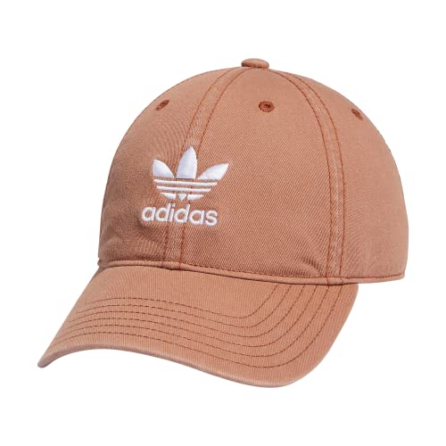 adidas Originals Damen Originals Relaxed Plus Strapback, Clay Strata Braun/Weiß, Einheitsgröße von adidas Originals