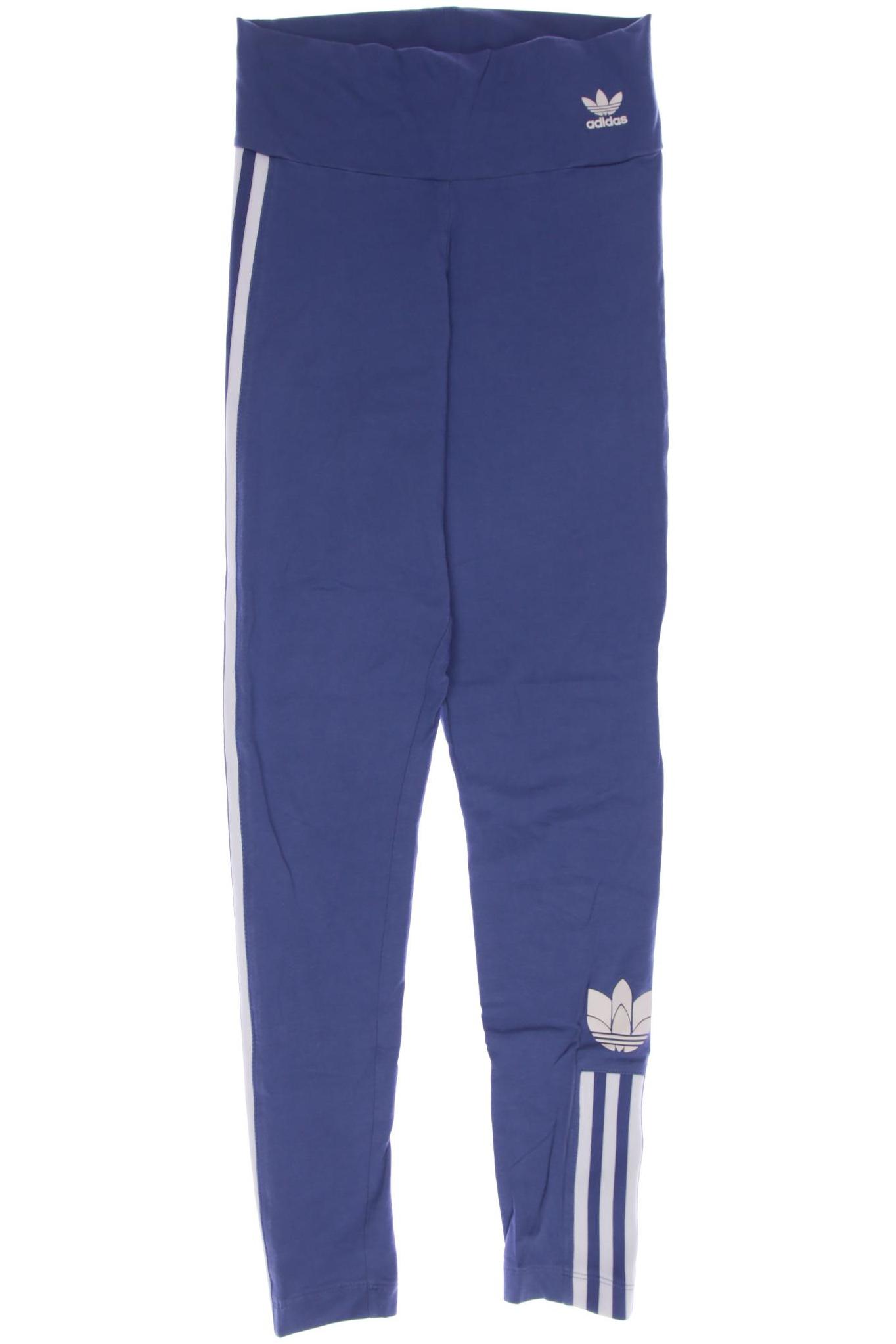 adidas Originals Damen Stoffhose, blau, Gr. 34 von adidas Originals