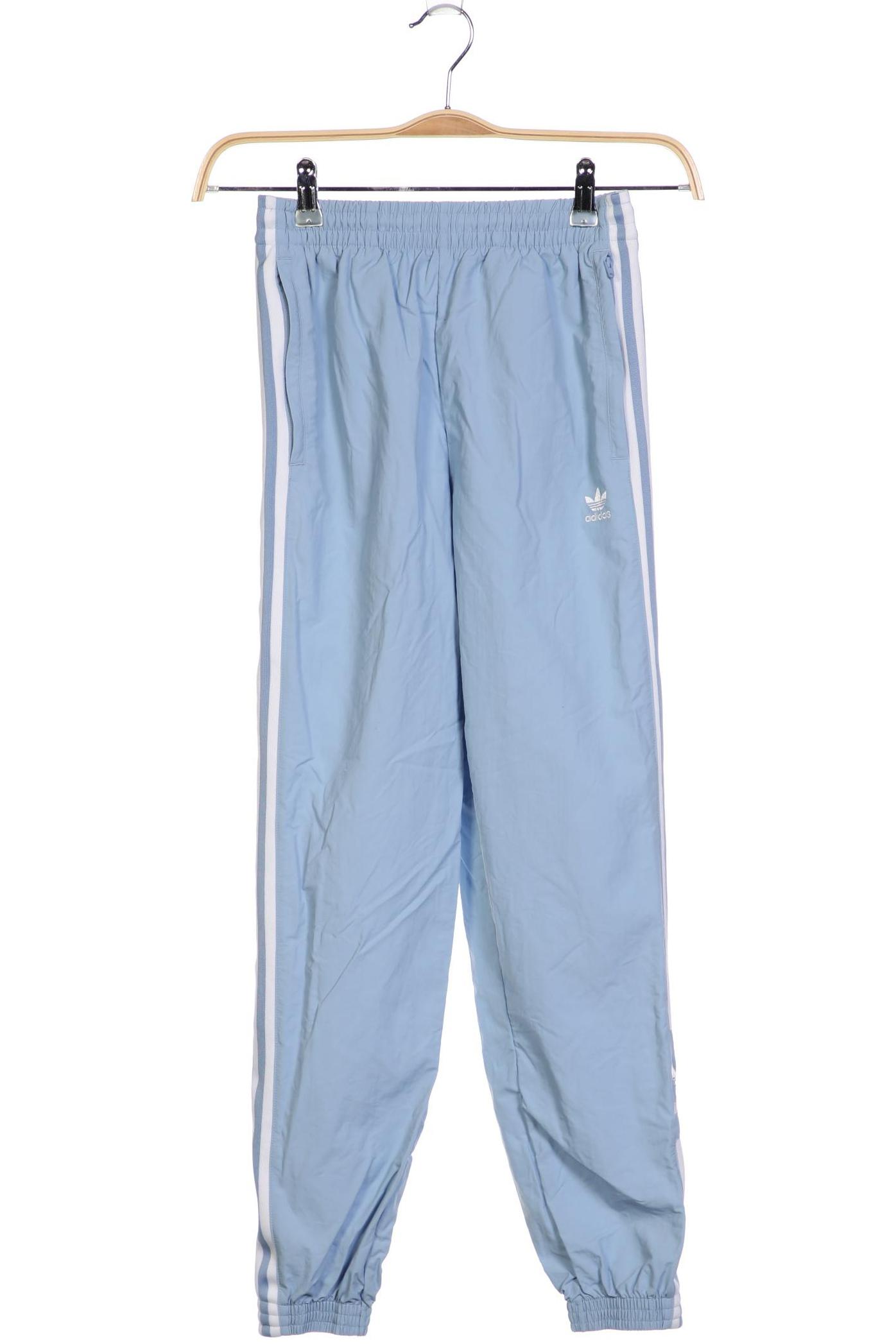 adidas Originals Damen Stoffhose, hellblau, Gr. 30 von adidas Originals