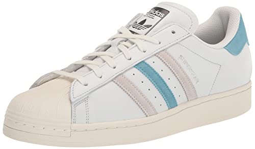 adidas Originals Herren Superstar Discontinued Sneaker, Cremewei /vorgelassenes Blau/Grau, 42 EU von adidas Originals