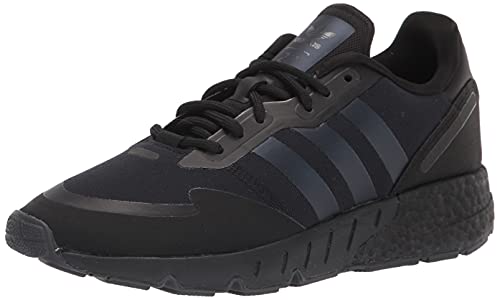 adidas Originals Men's Zx 1K Boost Sneaker, Black/Black Blue Metallic/Black, 9.5 von adidas Originals