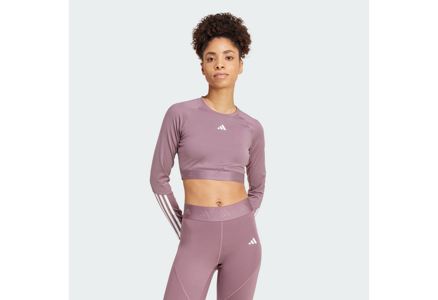 adidas Performance Crop-Top HYPERGLAM TRAINING CROP-SHIRT von adidas Performance