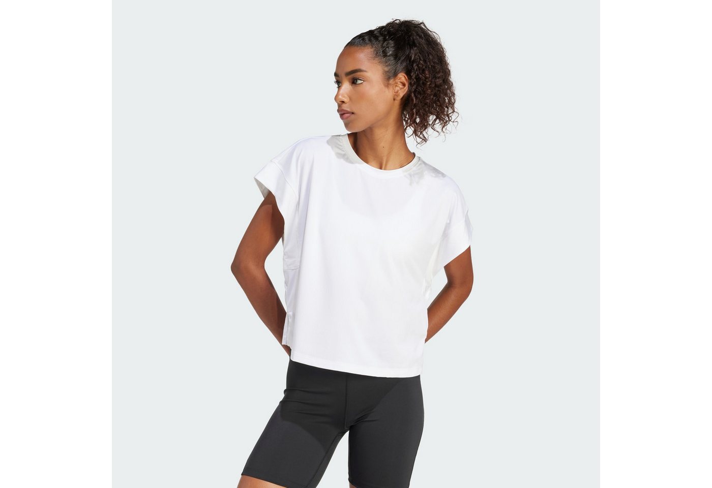 adidas Performance Crop-Top STUDIO T-SHIRT von adidas Performance