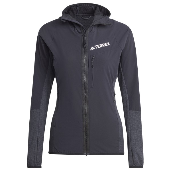 adidas Terrex - Women's Terrex Techrock Hooded Wind Fleece - Softshelljacke Gr XL;XS grau von adidas Terrex