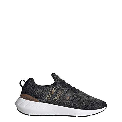 adidas Swift Run 22 Damen-Sneaker, Core Black/Core Black/Wild Brown, 7.5 von adidas originals