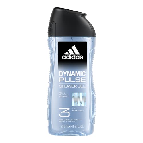 Adidas Dynamic Pulse 3in1 Körper, Haar und Gesicht Duschgel für ihn, 250ml von adidas