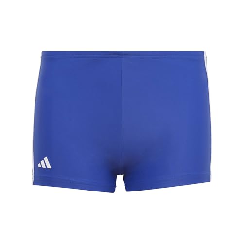 Adidas Jungen 3S Boxer Swimwear, Semi Lucid Blue/White, 12-13 Years von adidas