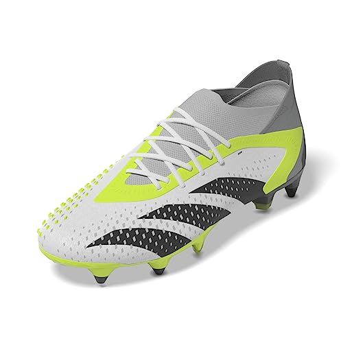 Adidas Unisex Predator Accuracy.1 Sg Football Shoes (Soft Ground), FTWR White/Core Black/Lucid Lemon, 44 2/3 EU von adidas