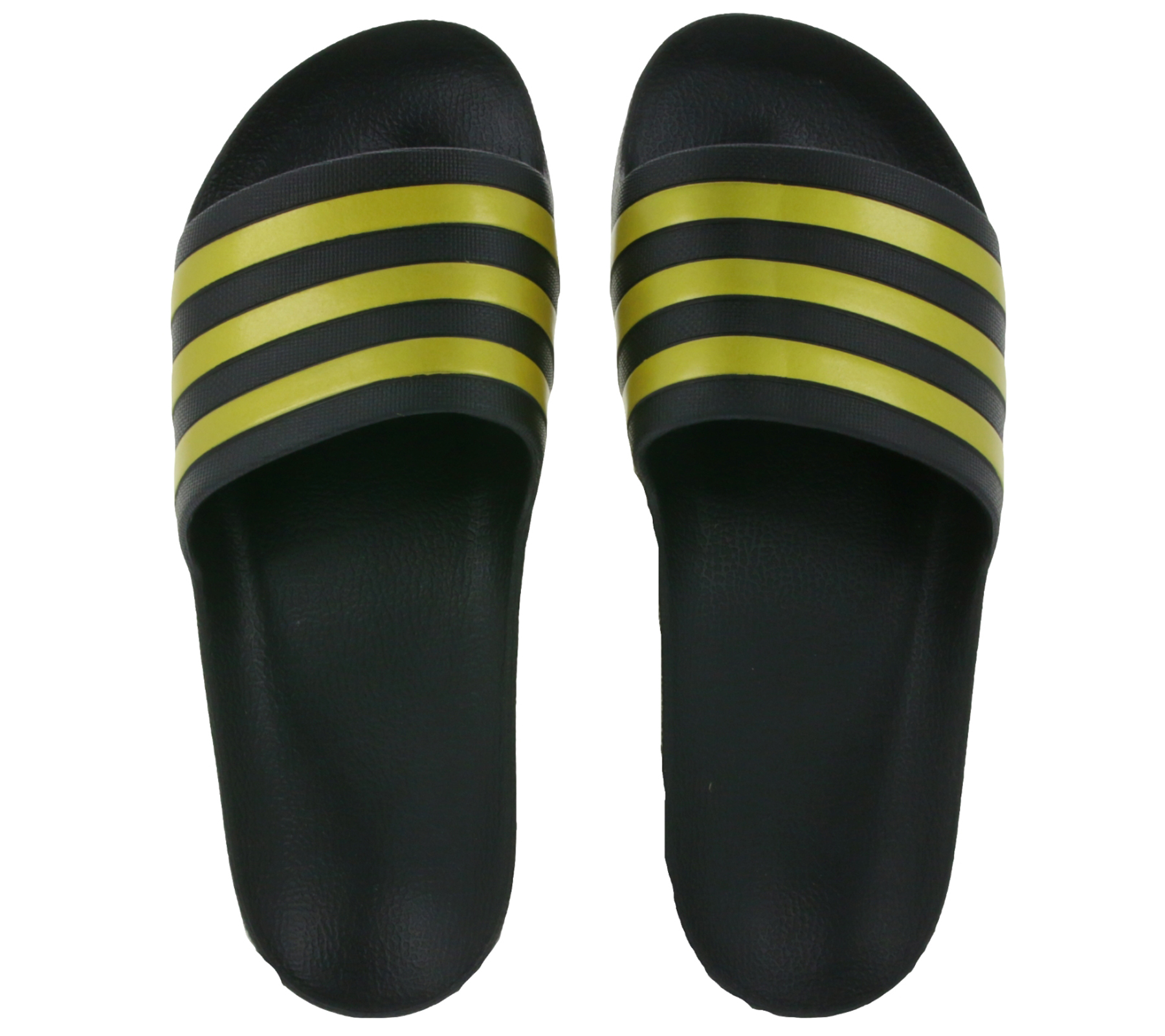 adidas Adilette Shower Badeschuhe Herren Badelatschen Sommer-Schuhe EG1758 Schwarz/Gold von adidas