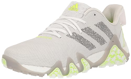 adidas Codechaos 22 Herren-Golfschuhe, spikeless, Footwear White Grey Three Lucid Lemon, 45 1/3 EU von adidas